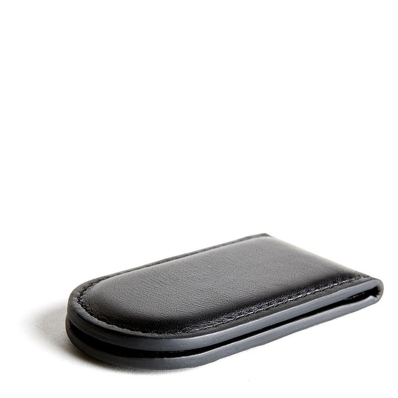 Bosca Nappa Vitello Collection-Magnetic Money Clip, Black Leather - Image 2
